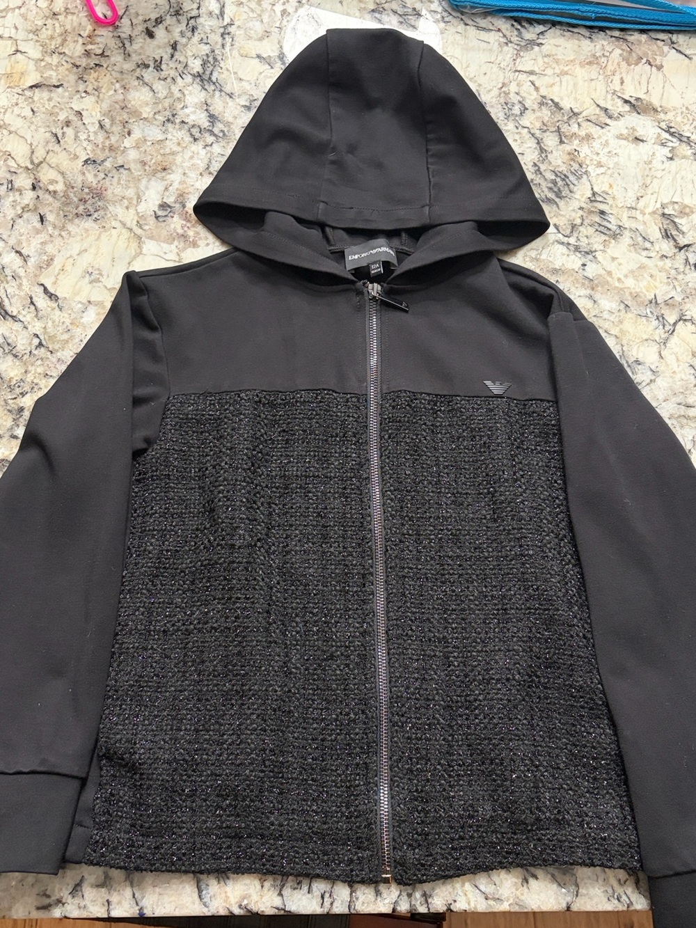 Emporio Armani Black Kids Blazer Jacket